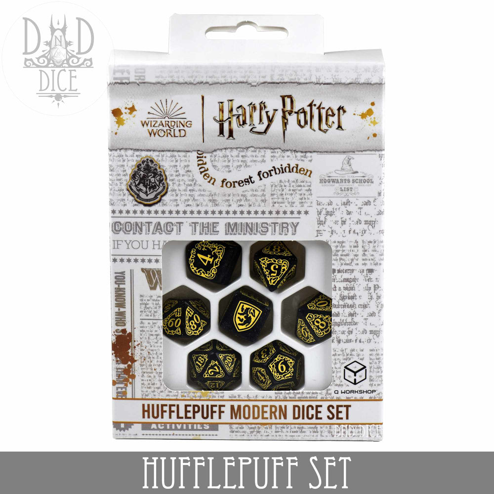 Harry Potter - Hufflepuff Dice Set (Online Order Only)