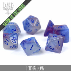 Indiglow Glow in the Dark Dice Set (Online Order Only)