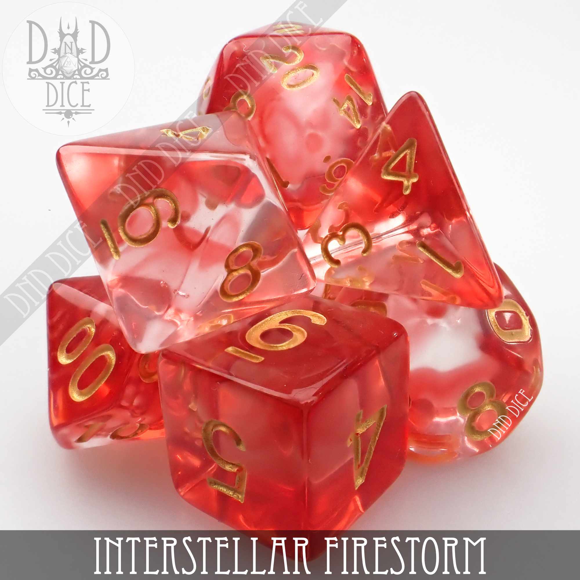 Interstellar Firestorm Dice Set (Online Order Only)