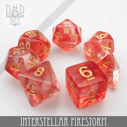 Interstellar Firestorm Dice Set (Online Order Only)