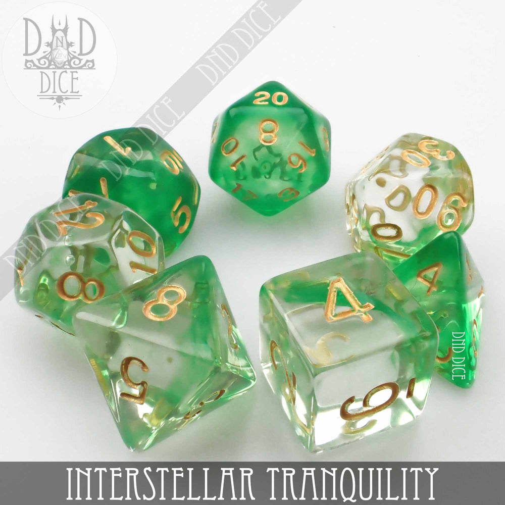 Interstellar Tranquility Dice Set (Online Order Only)