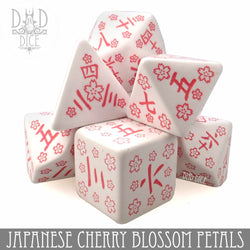 Japanese Cherry Blossom Petals Dice Set (Online Order Only)