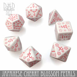 Japanese Cherry Blossom Petals Dice Set (Online Order Only)
