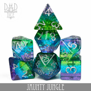 Jaunty Jungle Dice Set (Online Order Only)