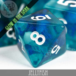 Jellyfish Glow in the Dark Dice Set (Online Order Only)