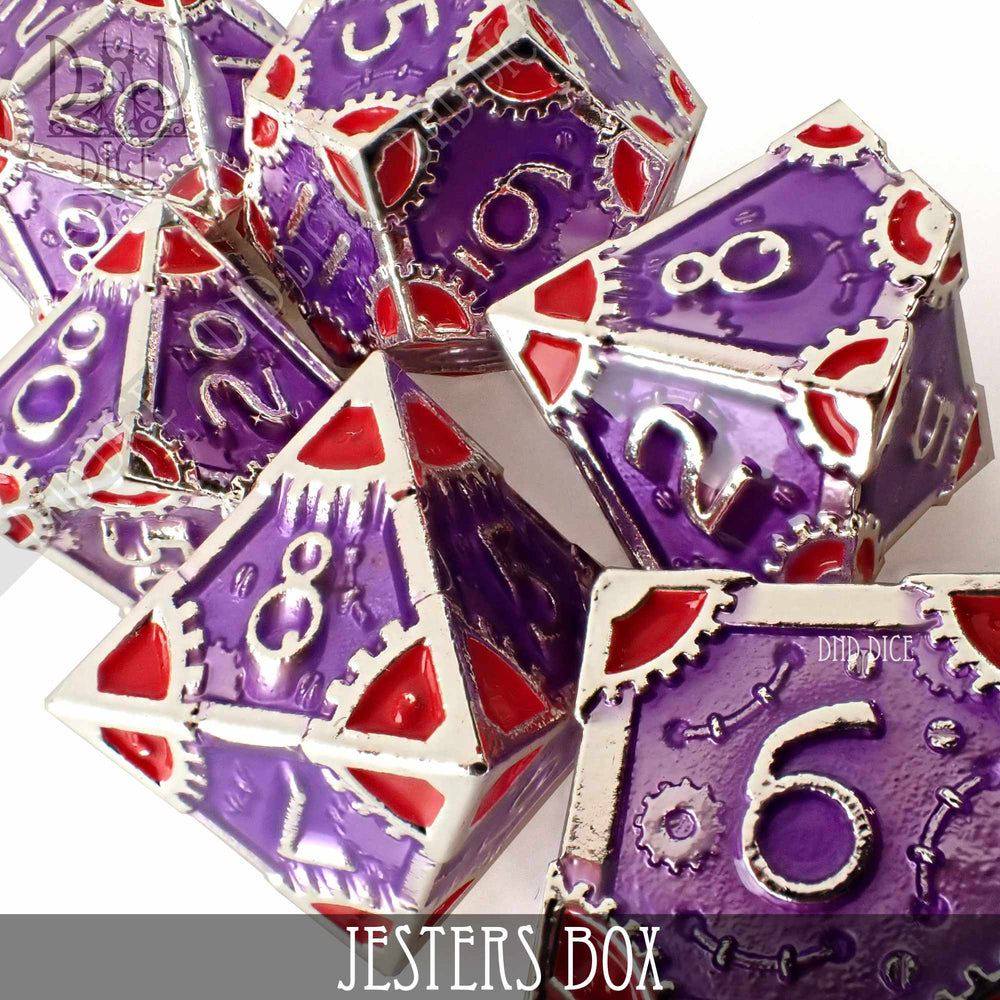 Jesters Box Metal Dice Set (Online Order Only)
