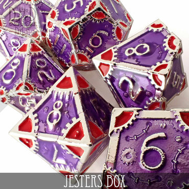 Jesters Box Metal Dice Set (Online Order Only)