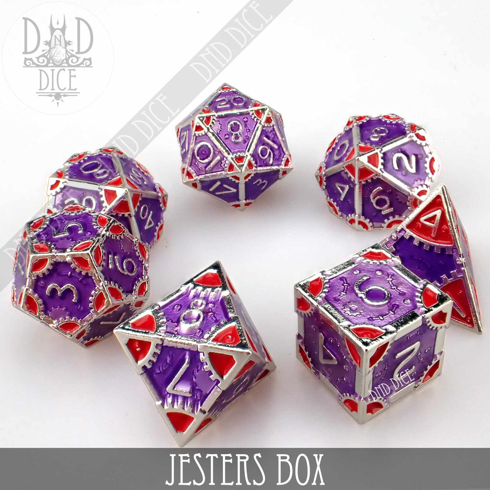 Jesters Box Metal Dice Set (Online Order Only)
