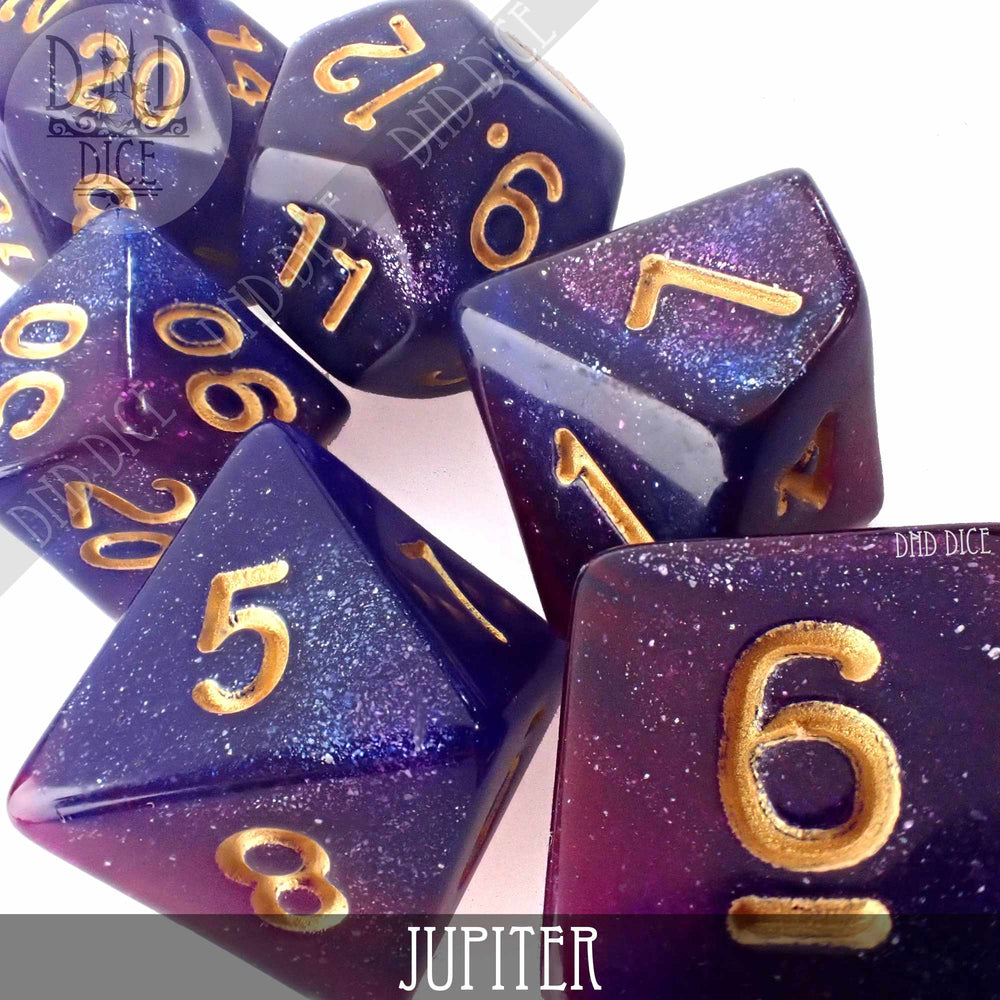 Jupiter Galaxy Dice Set (Online Order Only)