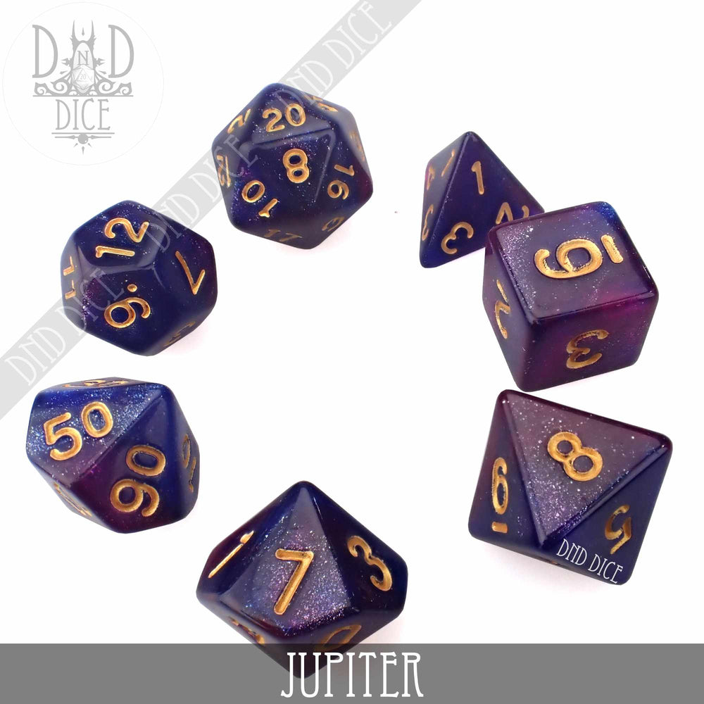 Jupiter Galaxy Dice Set (Online Order Only)