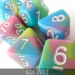 Kids Table Dice Set (Online Order Only)