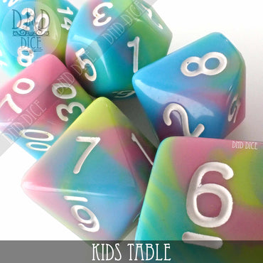 Kids Table Dice Set (Online Order Only)