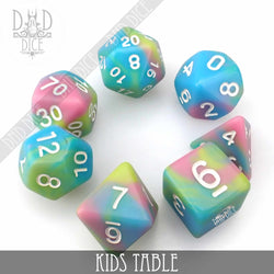 Kids Table Dice Set (Online Order Only)