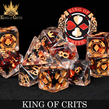 King of Crits 11 Dice Set (Online Order Only)