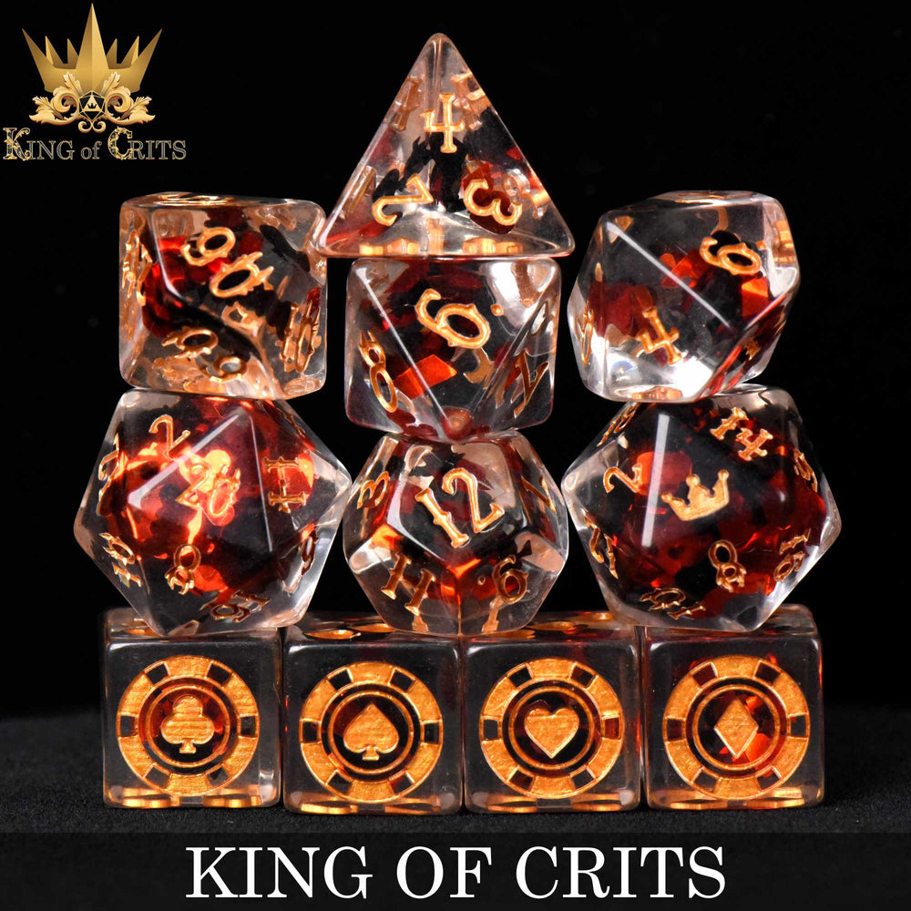 King of Crits 11 Dice Set (Online Order Only)