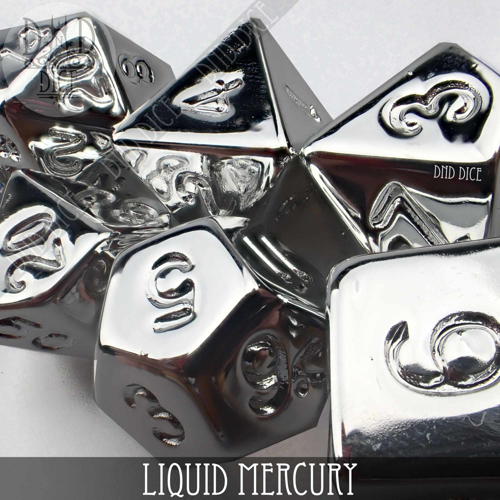 Liquid Mercury Dice Set (Online Order Only)