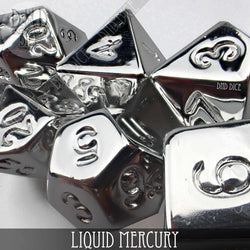 Liquid Mercury Dice Set (Online Order Only)
