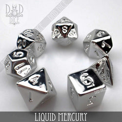 Liquid Mercury Dice Set (Online Order Only)