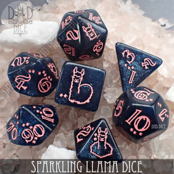 Sparkling Llama Dice Set (Online Order Only)