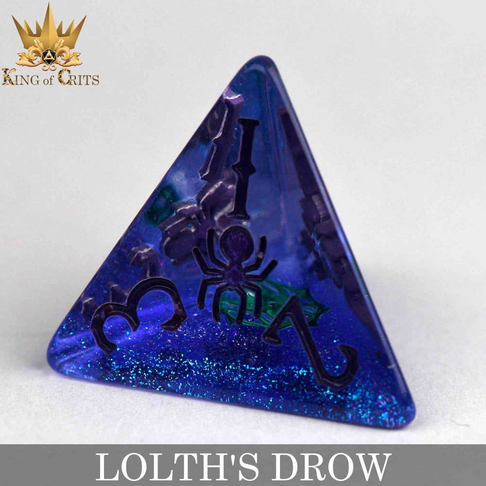 Lolth's Drow 11 Dice Set (Online Order Only)