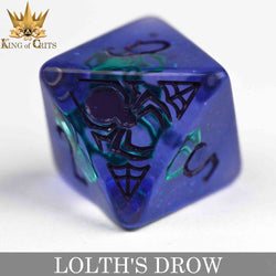Lolth's Drow 11 Dice Set (Online Order Only)