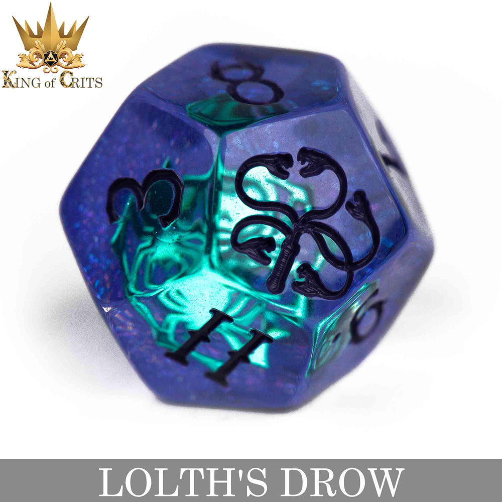 Lolth's Drow 11 Dice Set (Online Order Only)