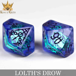 Lolth's Drow 11 Dice Set (Online Order Only)