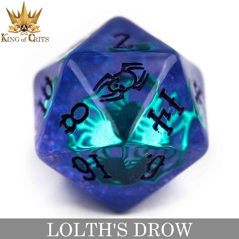 Lolth's Drow 11 Dice Set (Online Order Only)