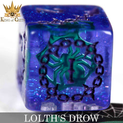 Lolth's Drow 11 Dice Set (Online Order Only)