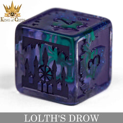 Lolth's Drow 11 Dice Set (Online Order Only)