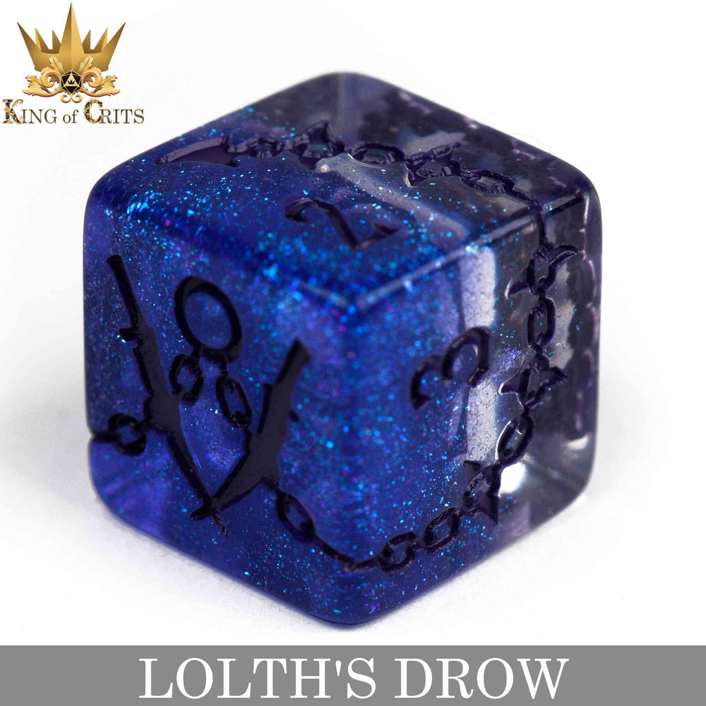 Lolth's Drow 11 Dice Set (Online Order Only)