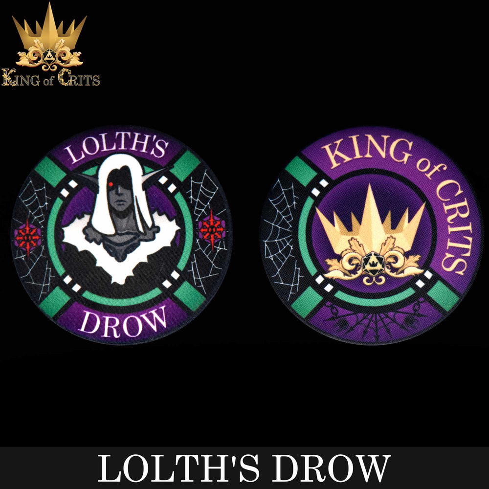 Lolth's Drow 11 Dice Set (Online Order Only)