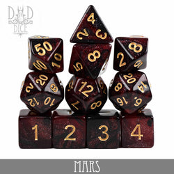 Mars Galaxy 7 or 11 Dice Set (Online Order Only)