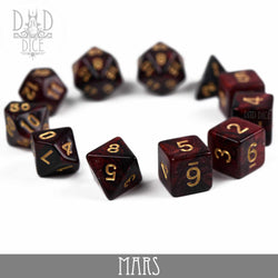 Mars Galaxy 7 or 11 Dice Set (Online Order Only)