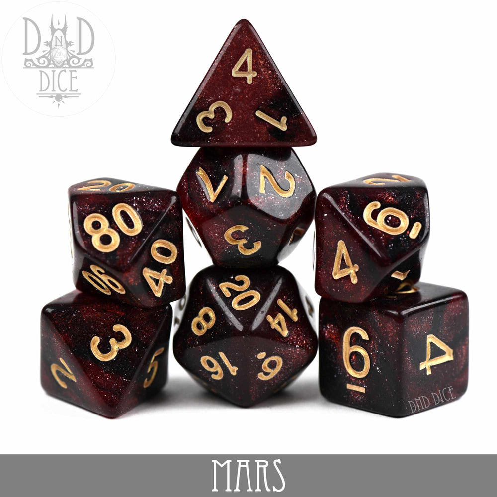 Mars Galaxy 7 or 11 Dice Set (Online Order Only)