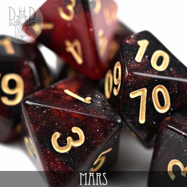 Mars Galaxy 7 or 11 Dice Set (Online Order Only)
