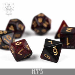 Mars Galaxy 7 or 11 Dice Set (Online Order Only)