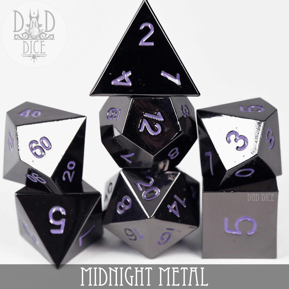 Midnight Metal Dice Set (Online Order Only)