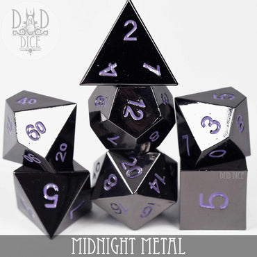 Midnight Metal Dice Set (Online Order Only)
