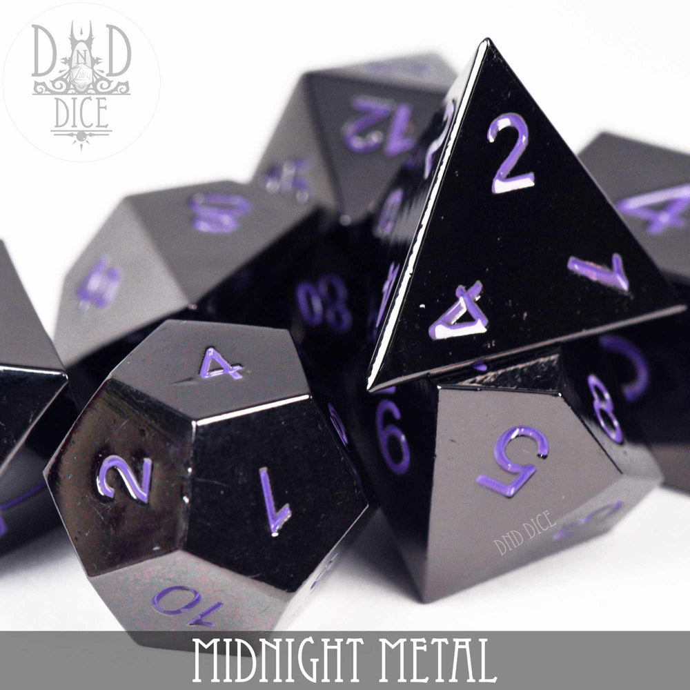 Midnight Metal Dice Set (Online Order Only)