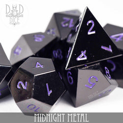 Midnight Metal Dice Set (Online Order Only)