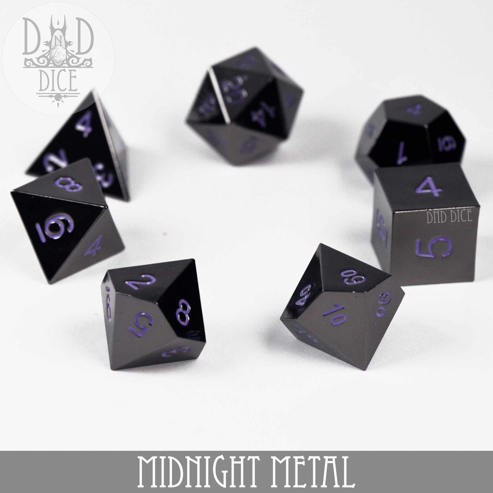 Midnight Metal Dice Set (Online Order Only)