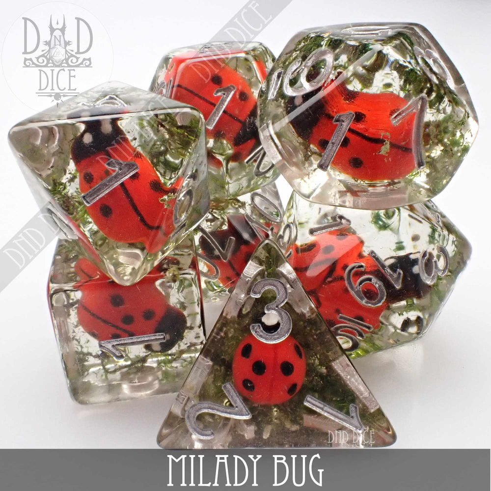Milady Bug Dice Set (Online Order Only)