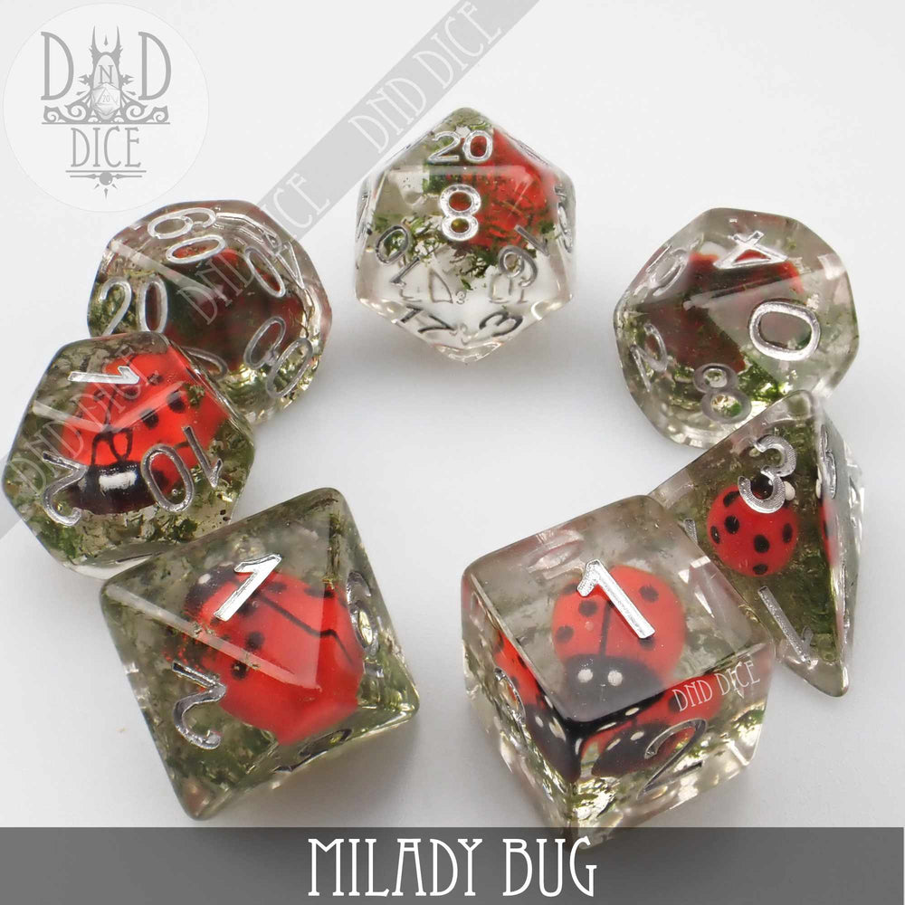 Milady Bug Dice Set (Online Order Only)