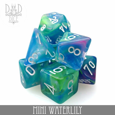 Mini Waterlily Dice Set (10mm) (Online Order Only)