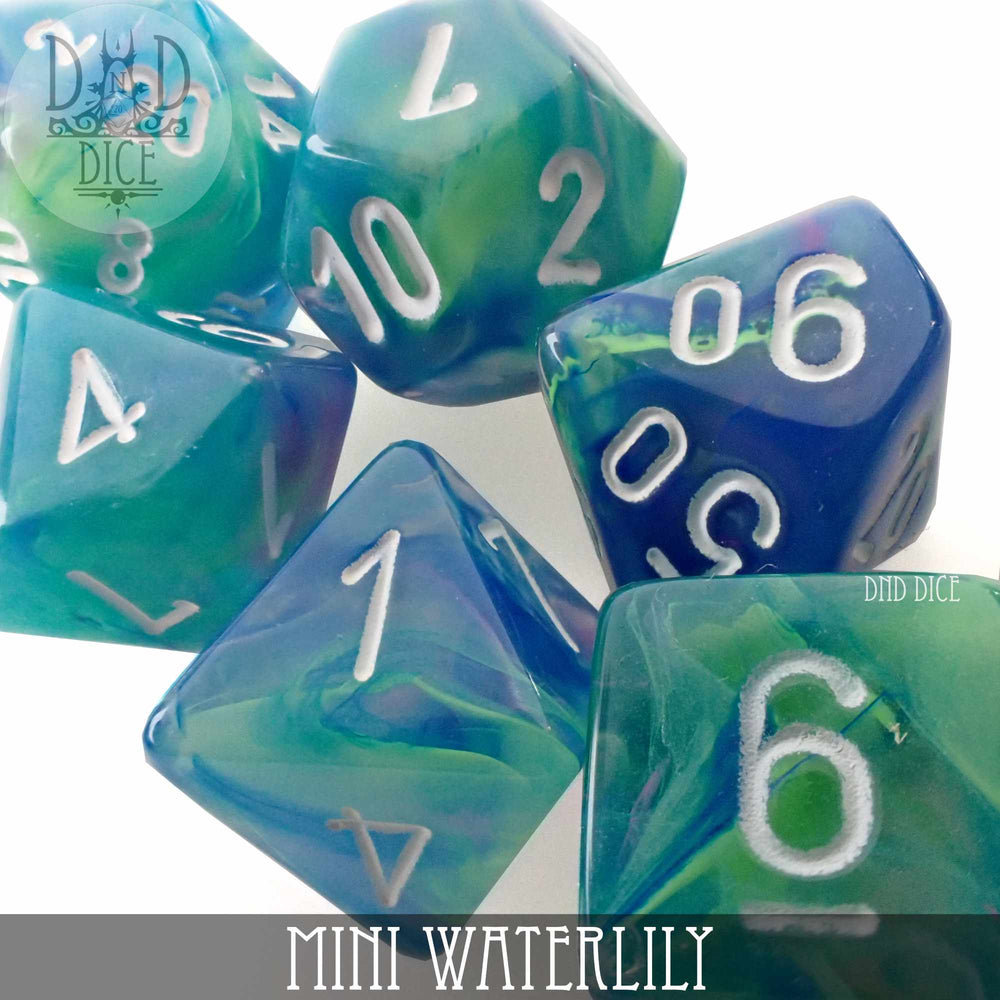 Mini Waterlily Dice Set (10mm) (Online Order Only)