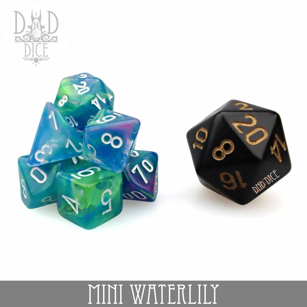 Mini Waterlily Dice Set (10mm) (Online Order Only)