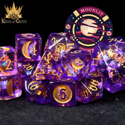 Moonlit Night 12 Dice Set