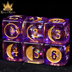 Moonlit Night 12 Dice Set