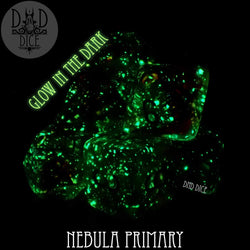 Nebula Primary 7 or 11 Dice Set (Glow) (Online Order Only)